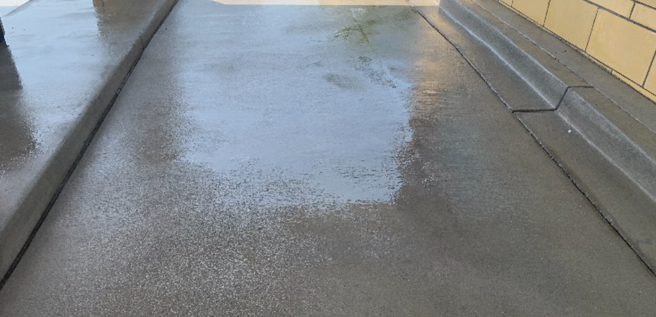 Grease stain cleaning after
